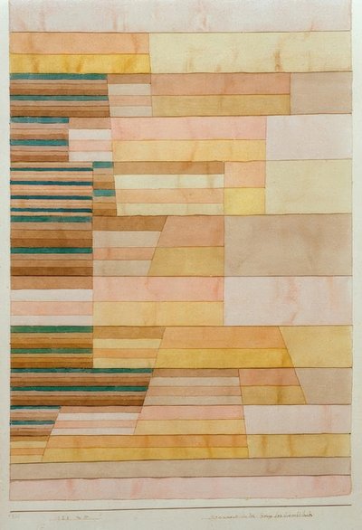 Monument at the Border of the Fertile Land by Paul Klee